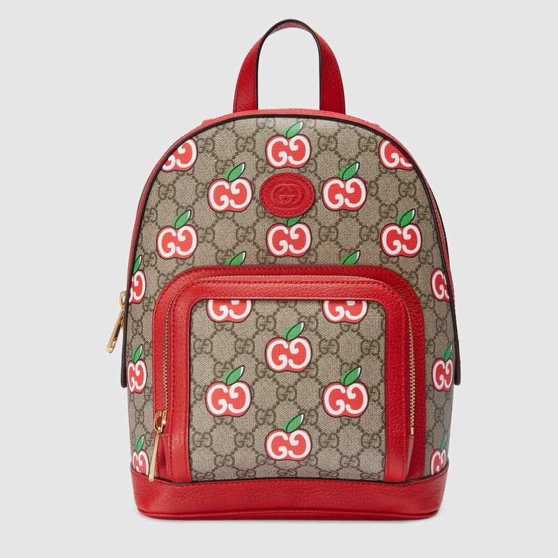 Gucci Small backpack with GG Apple print 601296 2EVCG 8604