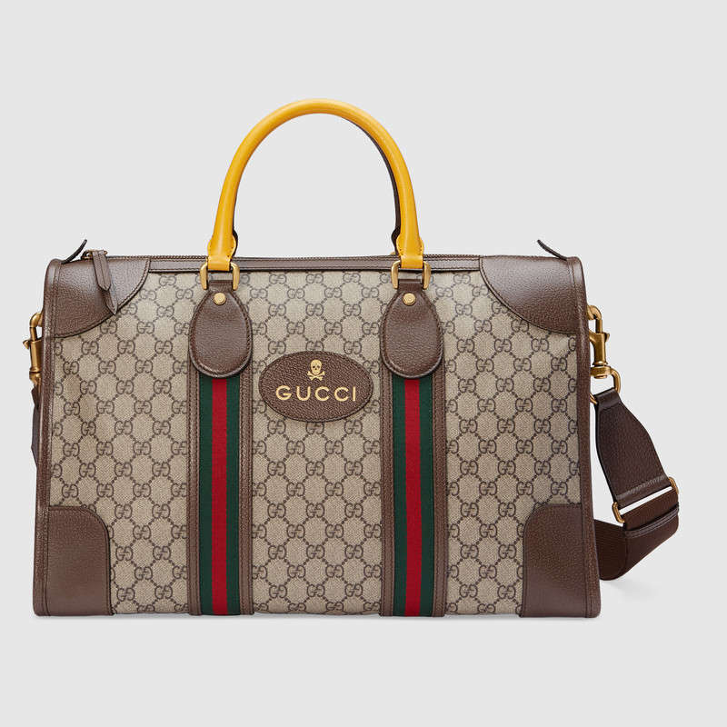 Gucci Soft GG Supreme duffle bag with Web 459311 K5I9T 8855