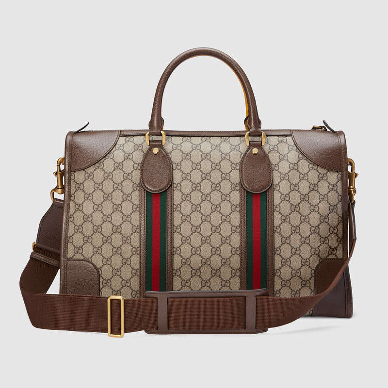 Gucci Soft GG Supreme duffle bag with Web 459311 K5I9T 8855