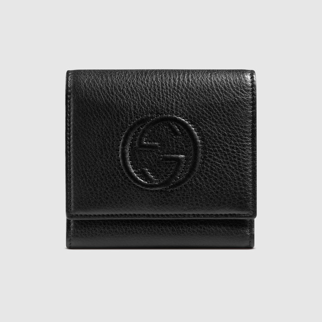 Gucci Soho leather flap wallet 351485 A7M0G 1000