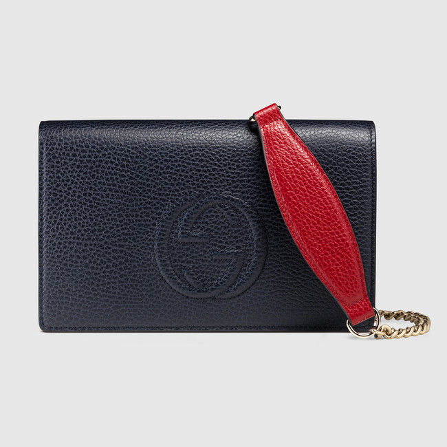 Gucci Soho leather mini chain bag 407041 CAOEG 4091