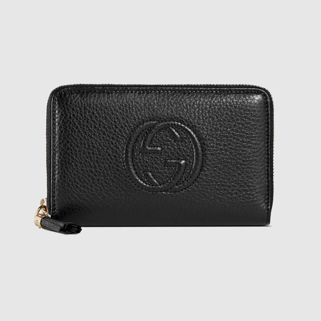 Gucci Soho leather zip around wallet 351486 A7M0G 1000