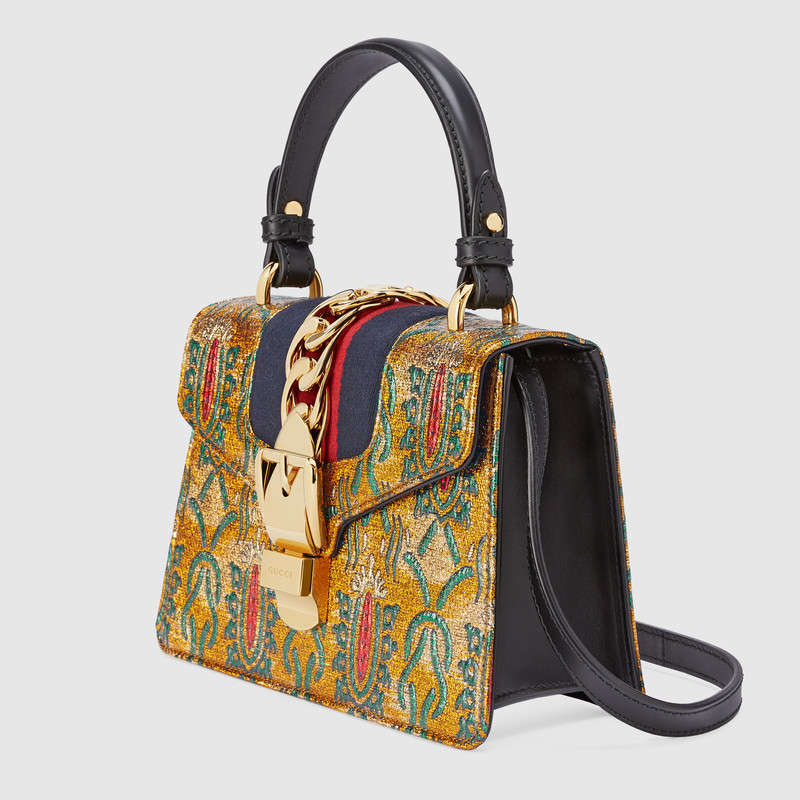 Gucci Sylvie brocade mini bag 472107 K9NHG 8019