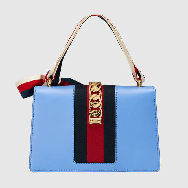 Gucci Sylvie leather shoulder bag 421882 CVLEG 4367