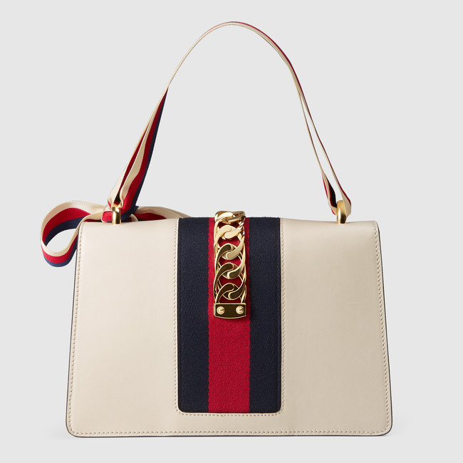 Gucci Sylvie leather shoulder bag 421882 CVLEG 8605