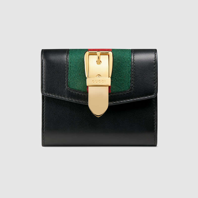 Gucci Sylvie leather wallet 476081 CWLSG 1060