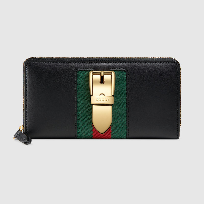 Gucci Sylvie leather zip around wallet 476083 CWLSG 1060