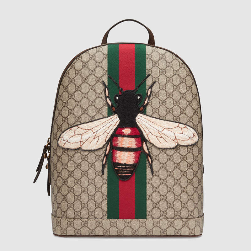 Gucci Web Animalier backpack with bee 442892 K2LZT 8968