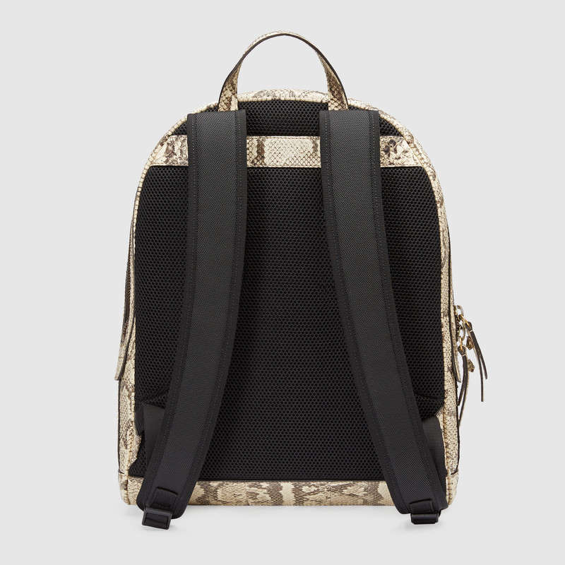 Gucci Web Animalier python backpack 442892 LRO2T 9386