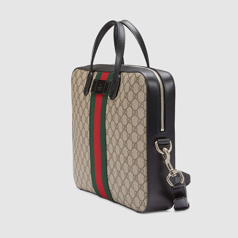 Gucci Web GG Supreme briefcase 387102 KHNGN 9692