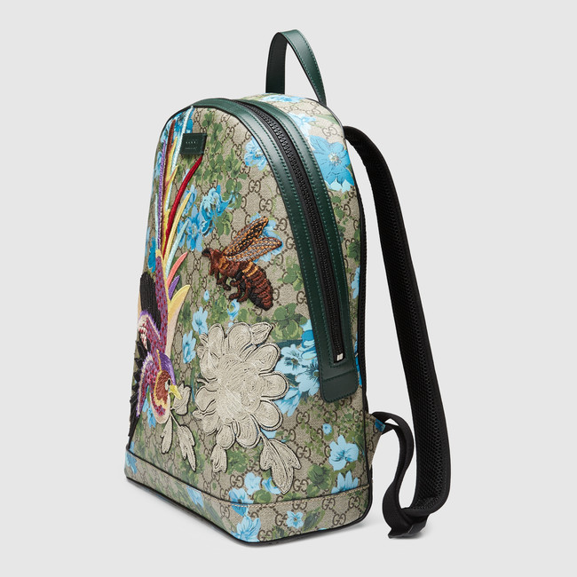 Gucci XL GG floral print backpack 419584 KYSDK 8936