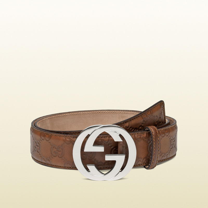 Gucci belt with interlocking G buckle 114984 AA61N 2535