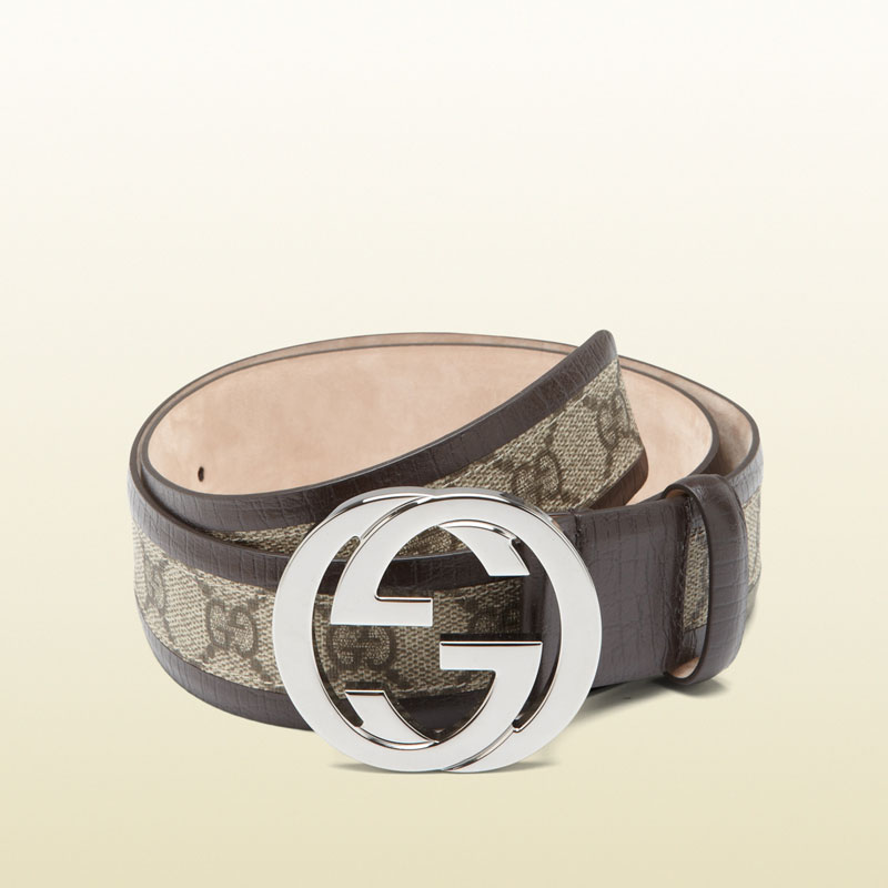 Gucci belt with interlocking G buckle 142930 KGD1R 9643