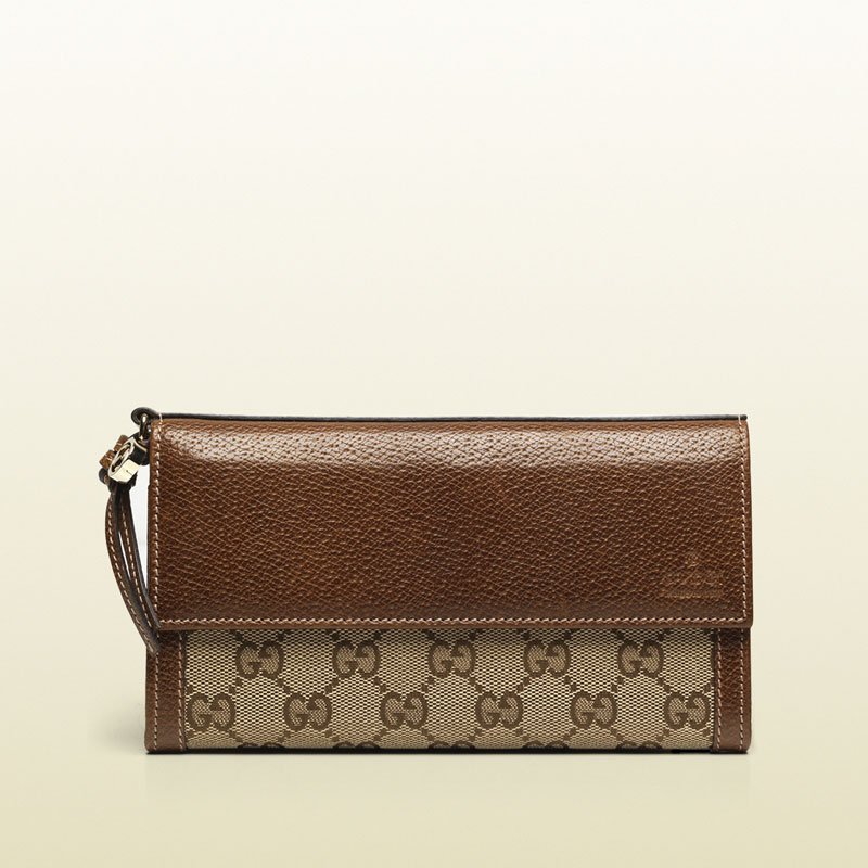 Gucci bree original GG canvas continental wallet