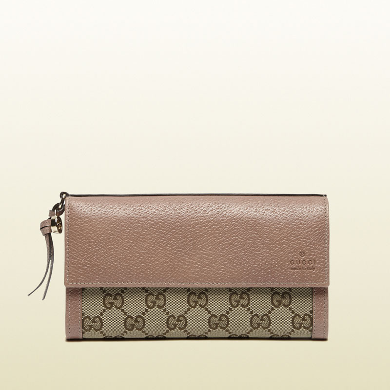 Gucci bree original GG canvas continental wallet