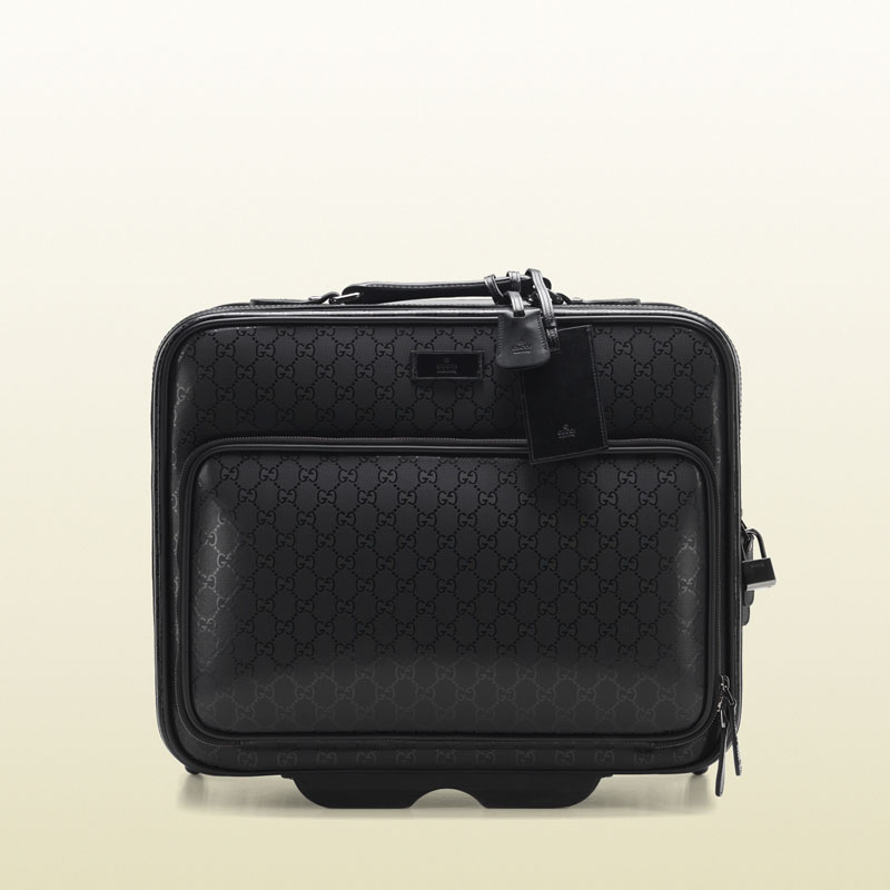 Gucci carry-on pilot case with wheels