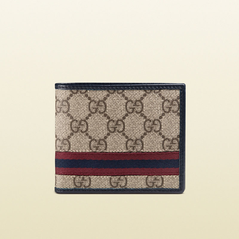 Gucci gg supreme bi-fold wallet 365491 KGD8R 9774