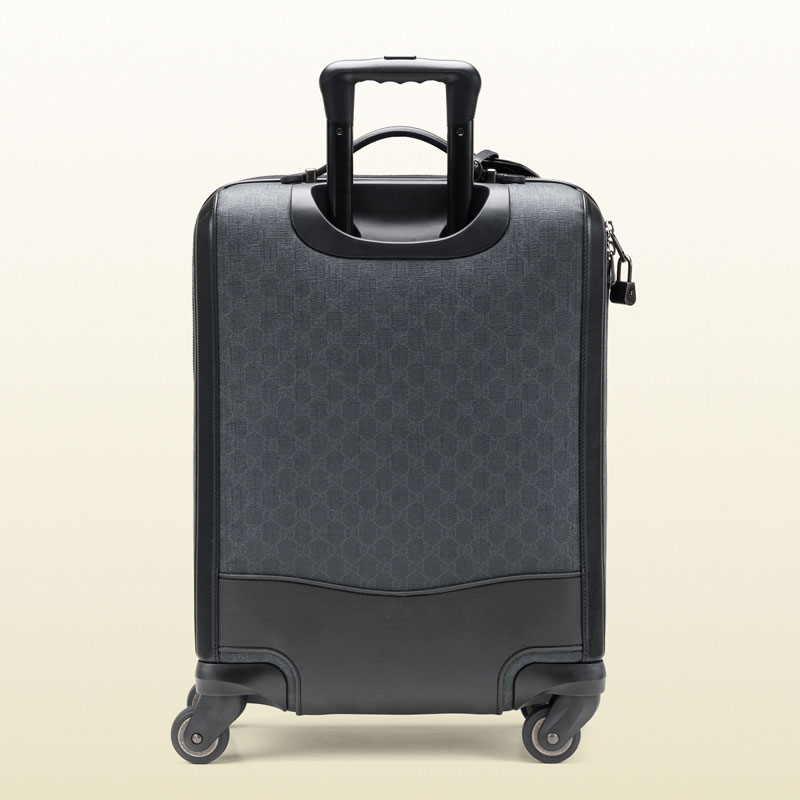 Gucci gg supreme canvas wheeled carry-on suitcase 353392 KGDHR 1078