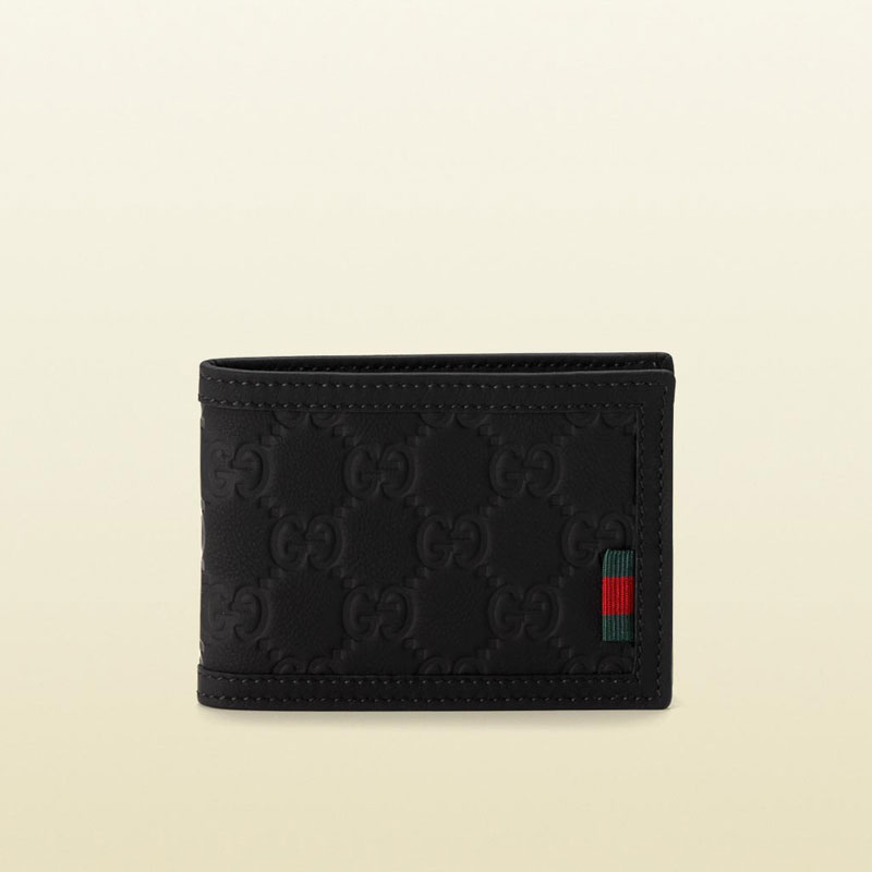 Gucci guccissima leather bi-fold wallet 233157 AF66N 1060