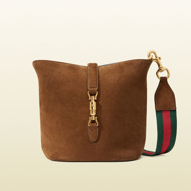 Gucci jackie soft leather bucket bag