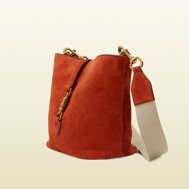 Gucci jackie soft leather bucket bag