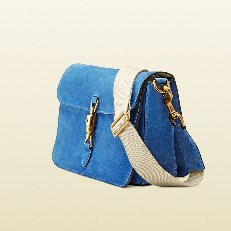 Gucci jackie soft suede shoulder bag