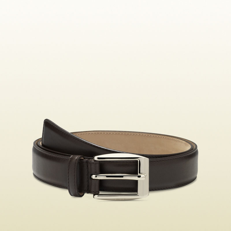 Gucci leather classic square buckle belt 336831 BGH0N 2140