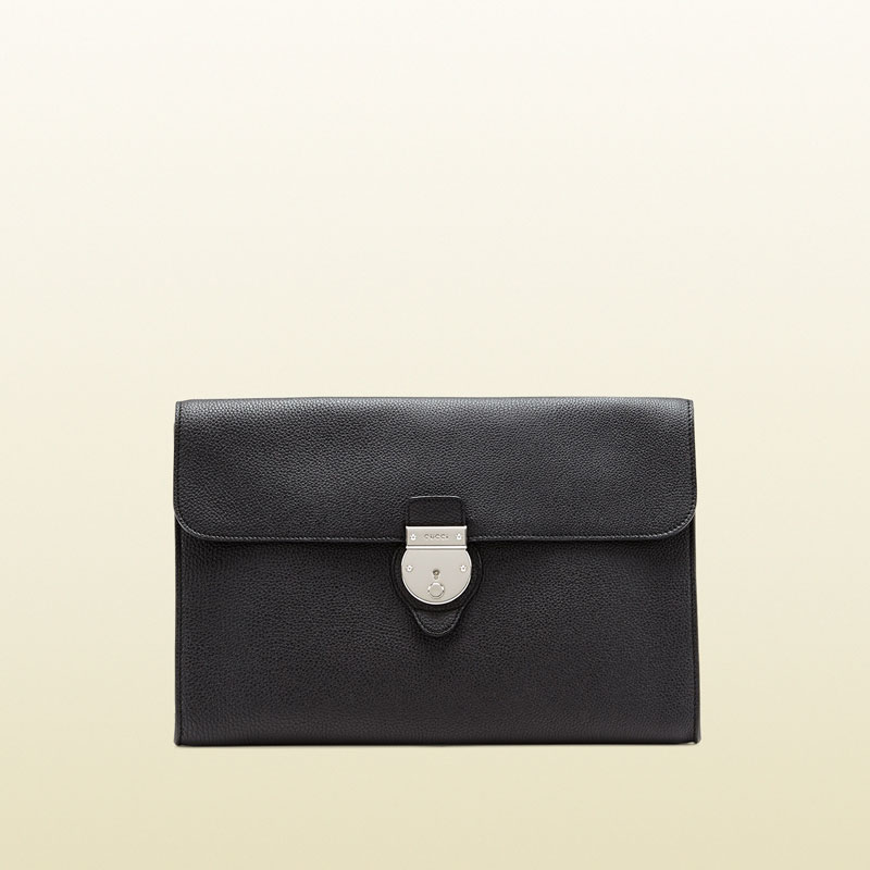 Gucci leather portfolio briefcase 353405 AZB0N 1000