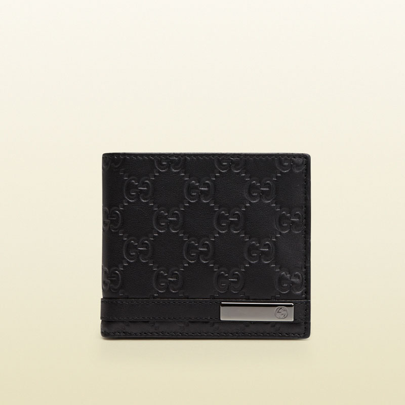 Gucci metal bar bi-fold wallet 233107 AA61R 1000