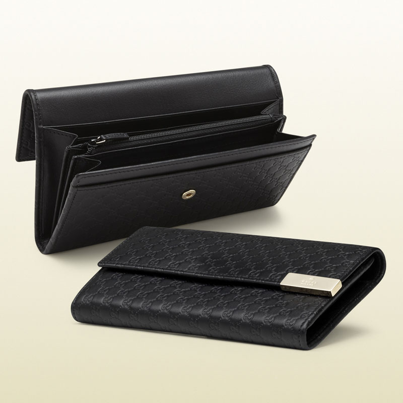 Gucci microguccissima leather continental wallet