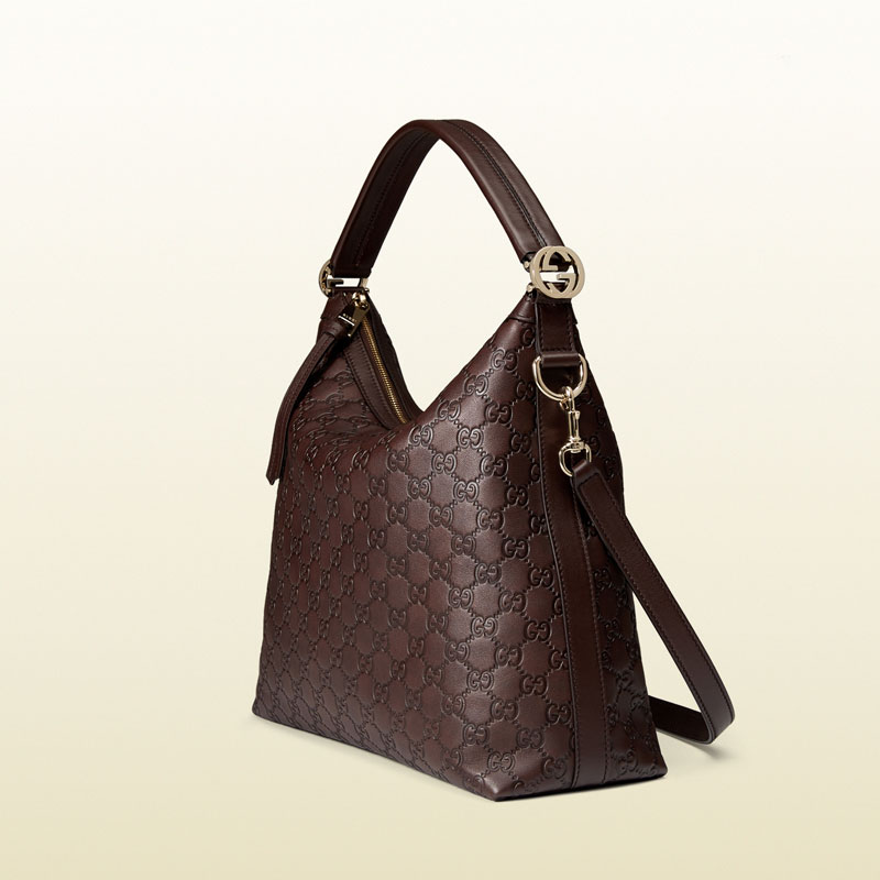 Gucci miss GG guccissima leather hobo