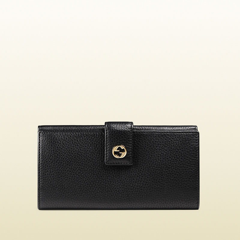 Gucci miss GG leather continental wallet