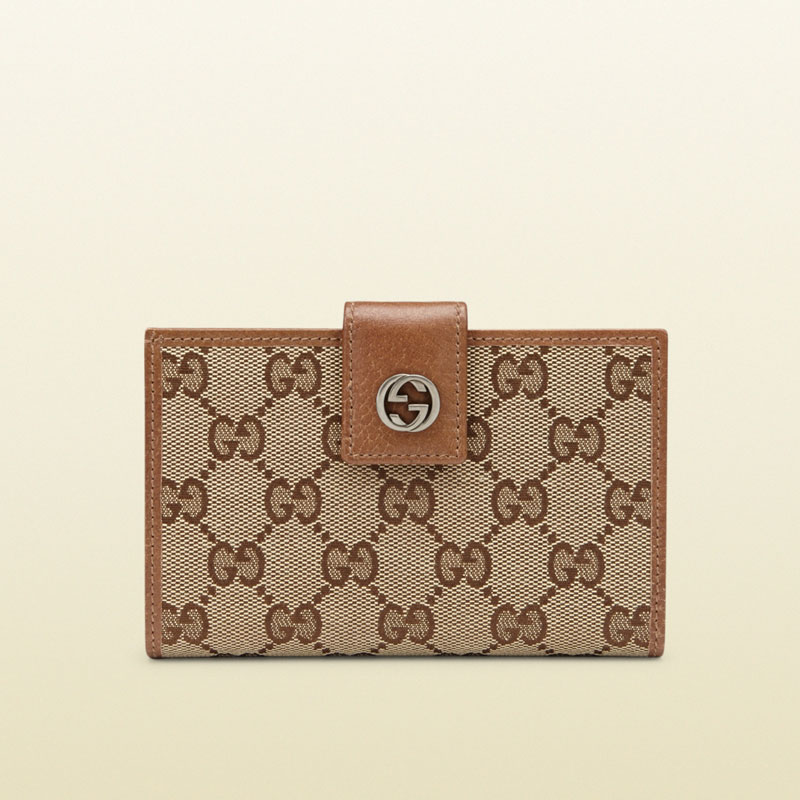 Gucci miss GG original GG canvas zip around wallet