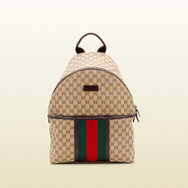 Gucci original GG canvas backpack 190278 FWHAR 8501