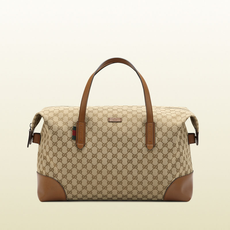 Gucci original GG canvas carry-on duffle bag 308925 F4CSN 8527