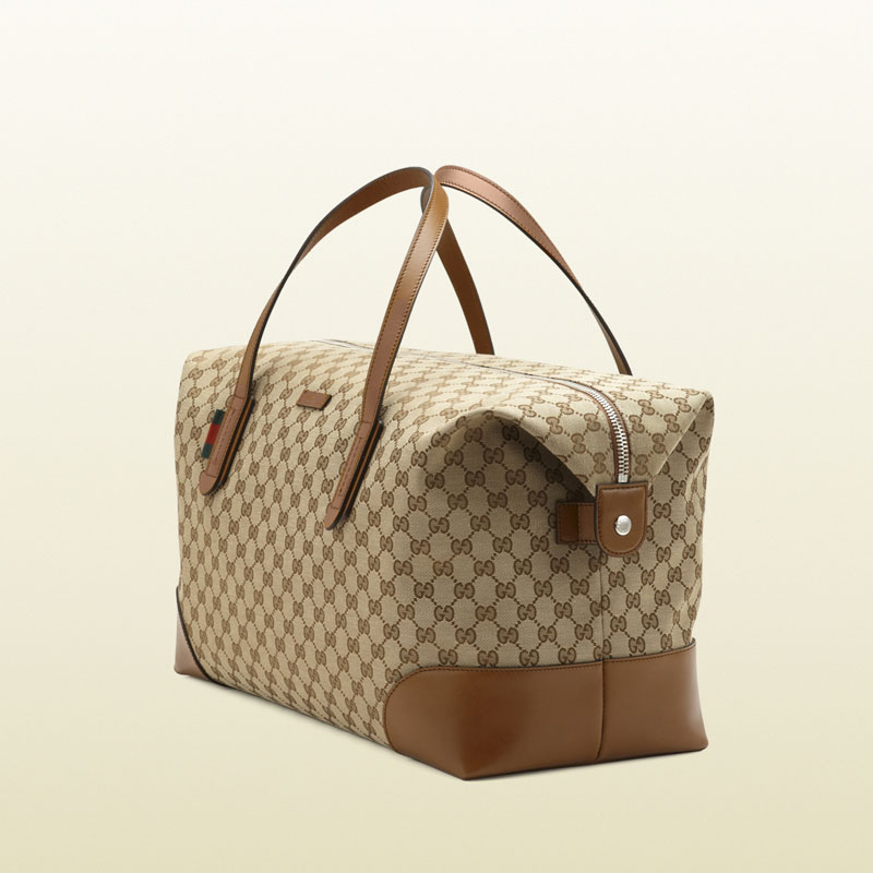 Gucci original GG canvas carry-on duffle bag 308925 F4CSN 8527