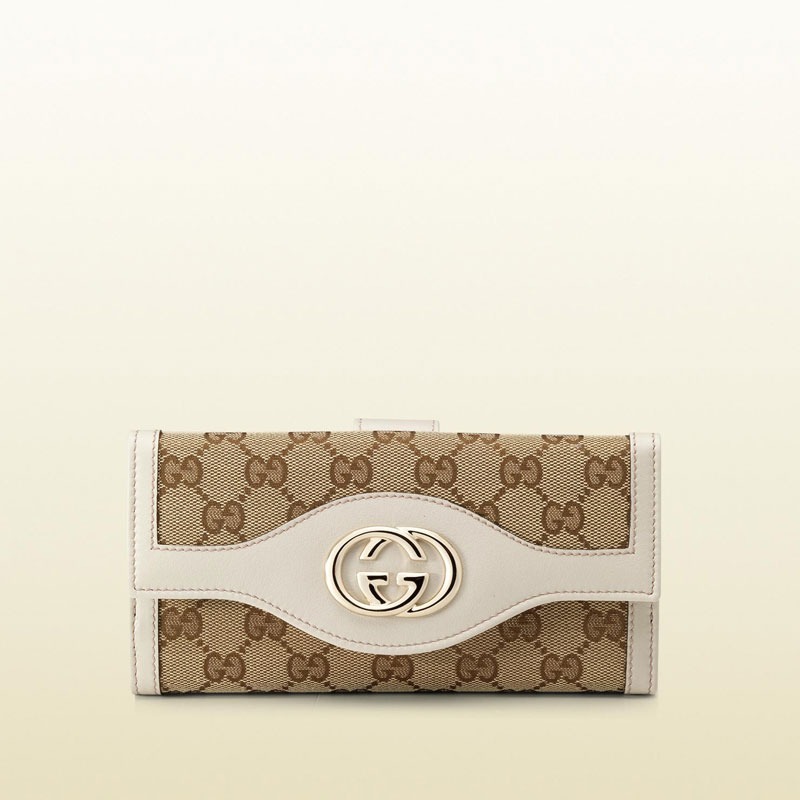 Gucci original GG continental wallet