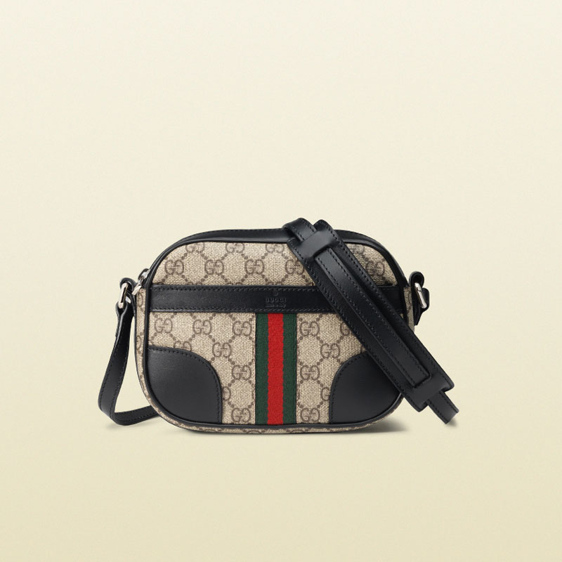 Gucci small gg supreme canvas shoulder bag