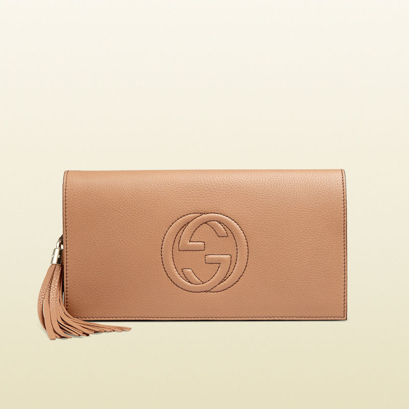 Gucci soho leather clutch