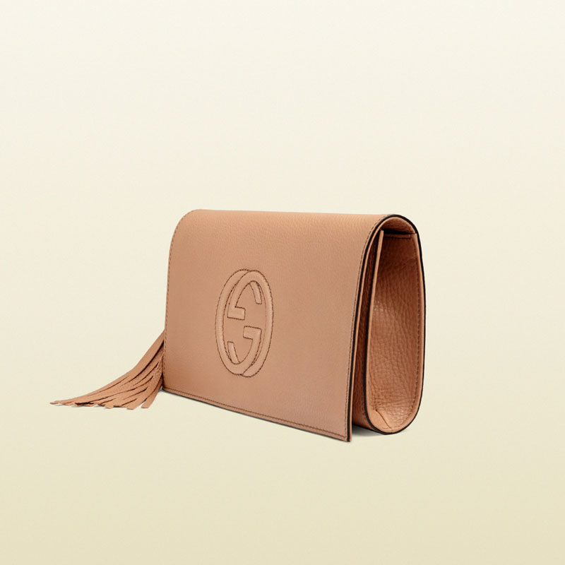 Gucci soho leather clutch