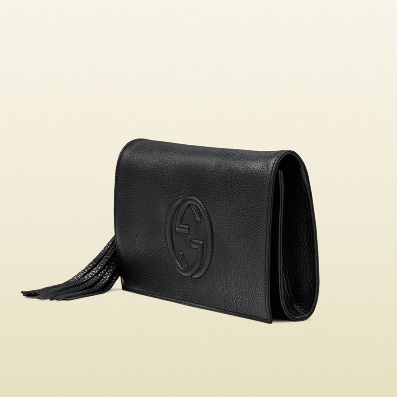 Gucci soho leather clutch