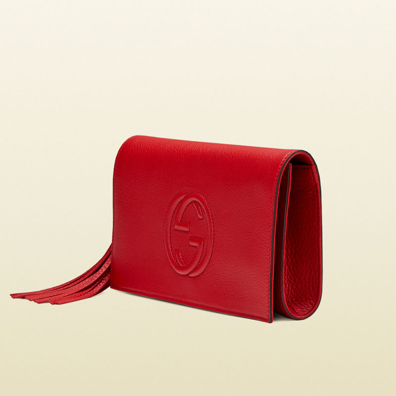 Gucci soho leather clutch