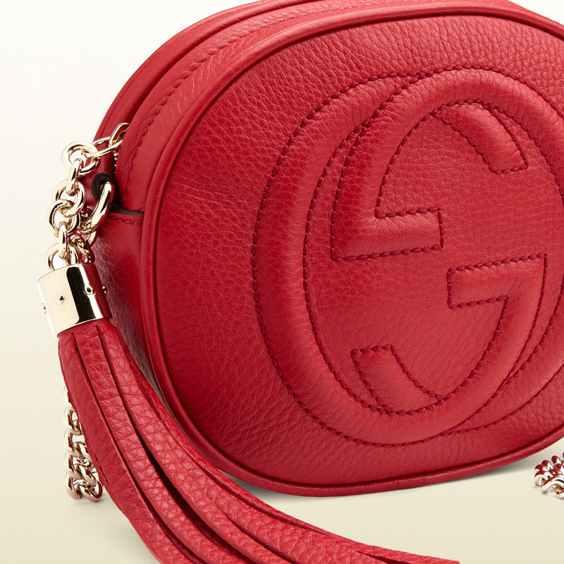 Gucci soho leather mini chain bag