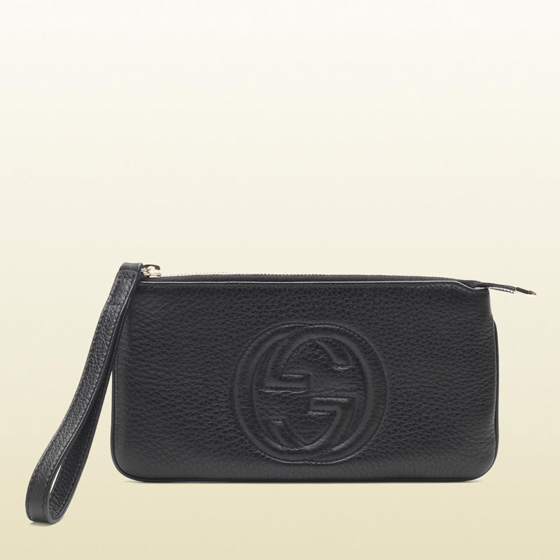 Gucci soho leather wrist wallet