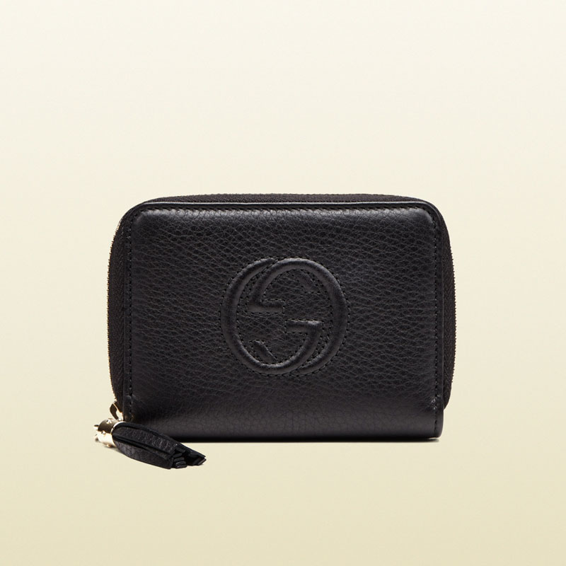 Gucci soho leather zip-around disco wallet