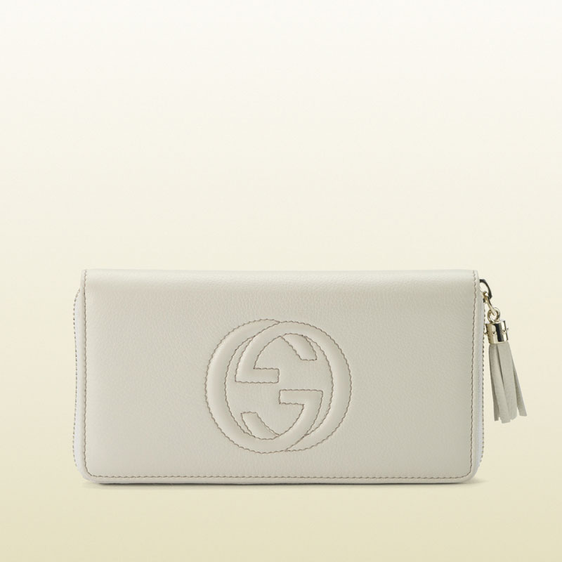 Gucci soho leather zip around wallet