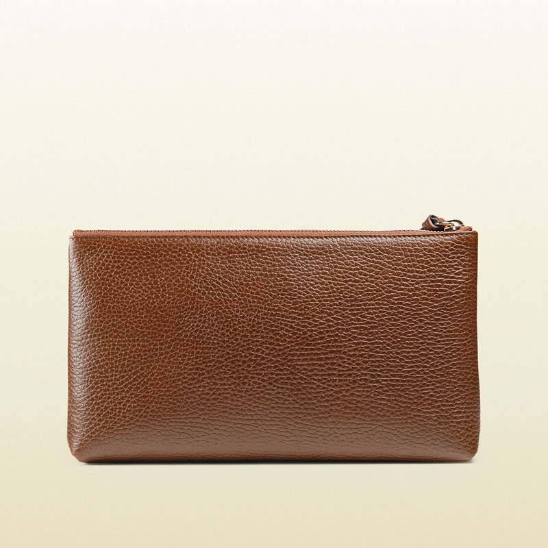 Gucci swing leather pouch