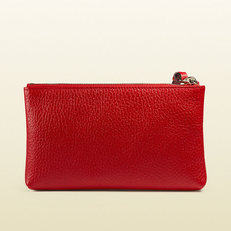 Gucci swing leather pouch