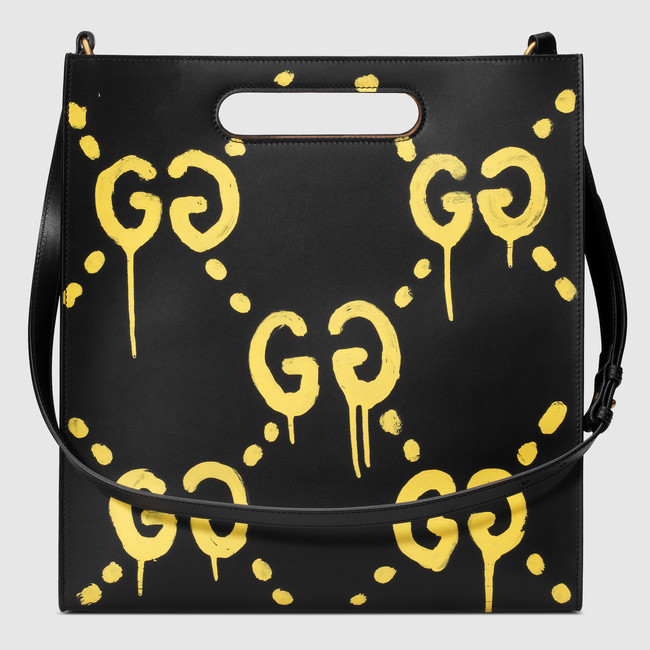 GucciGhost leather tote 414476 CVLPT 8603