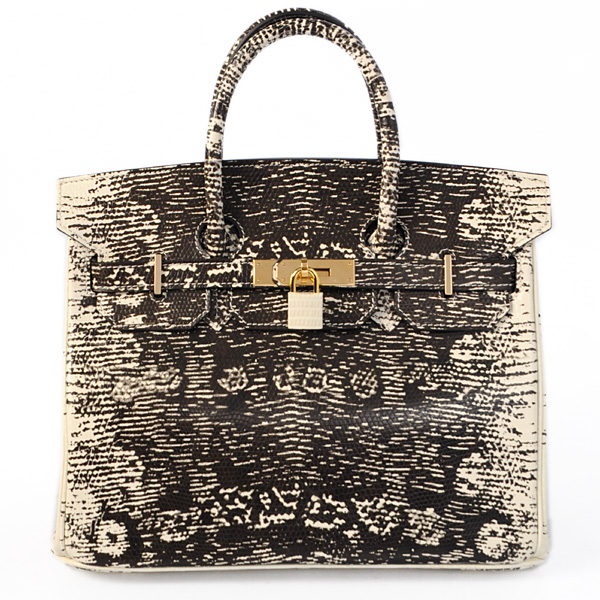 Hermes Birkin 30CM Tote Bags Lizard Leather Gold hardware